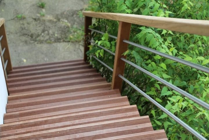 escalier d'exterieur sur mesure à angers