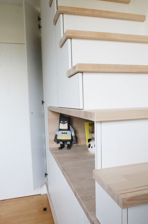 placard sous escalier