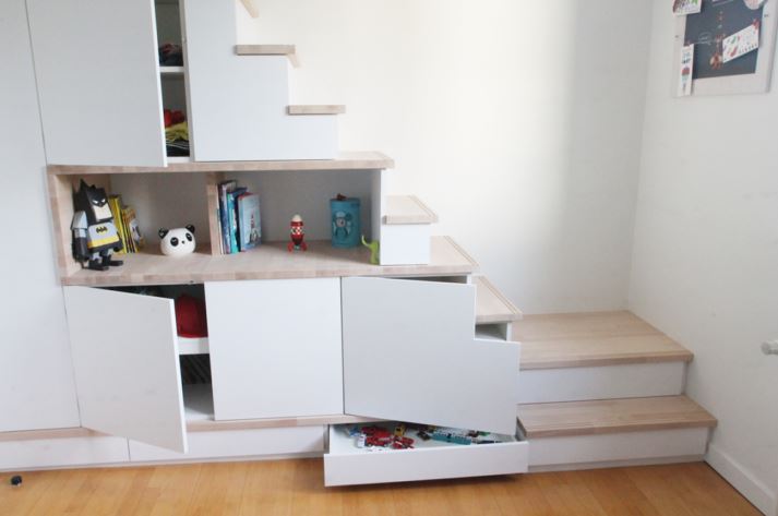 aménagement sous escalier